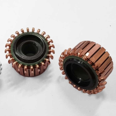 ชิ้นส่วนอะไหล่มอเตอร์ไฟฟ้า ODM Hook Type Armature Commutator