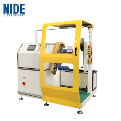 เครื่องม้วนขดลวดอัตโนมัติ CNC เต็มรูปแบบ / อุปกรณ์สำหรับมอเตอร์ไฟฟ้าขนาดใหญ่
