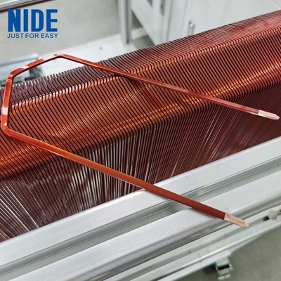 อัตโนมัติ Hairpin Stator รูปแบบเครื่อง Hairpin มอเตอร์ เทคโนโลยีการแก้ไขสําหรับรถยนต์ขับเคลื่อนมอเตอร์