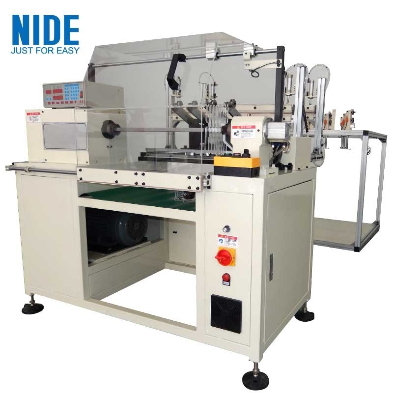 NIDE Stator Winding Machine เครื่องม้วนขดลวดทองแดงอัตโนมัติเต็มรูปแบบสำหรับหลาย Wire
