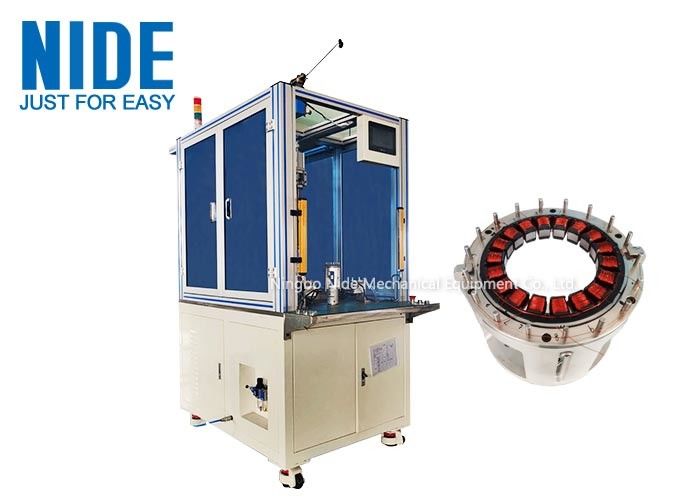 Auto 18 Slots Electric Stator Coil Winding Machine สีที่กำหนดเอง 380V Voltage